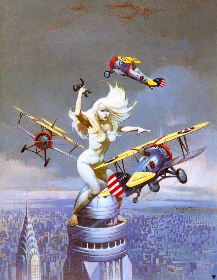 Frank Frazetta Queen Kong